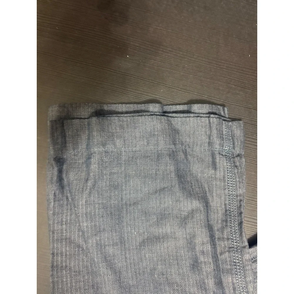 Banana republic men's blue straight fit pants with draw string and button